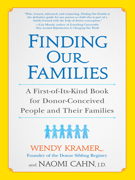 Title details for Finding Our Families by Wendy Kramer - Available